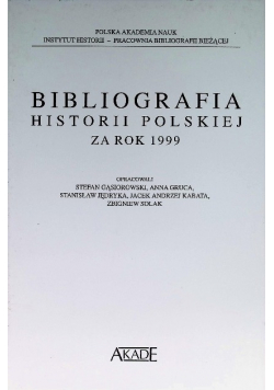 Bibliografia historii polskiej za rok 1999