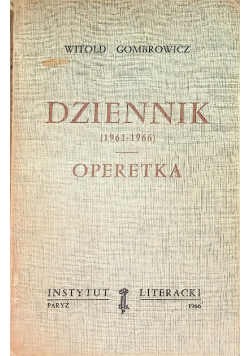 Dziennik 1961 - 1966 Operetka