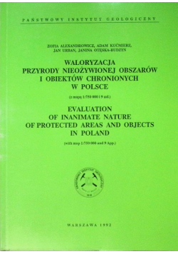Waloryzacja przyrody nieożywionej obszarów i obiektów chronionych w Polsce
