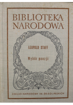 Staff Wybór poezji