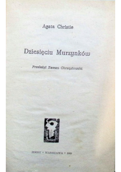 Dziesięciu murzynków