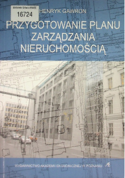 Przygotowanie planu zarządzania nieruchomością