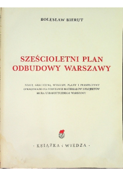 Sześcioletni Plan Odbudowy Warszawy