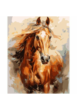Malowanie po numerach 40x50cm Koń