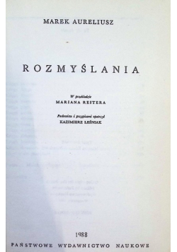 Rozmyślania