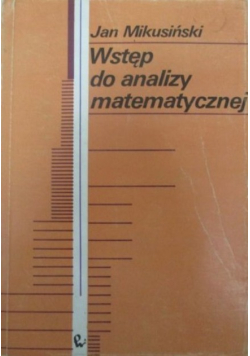 Wstęp do analizy matematycznej
