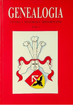 Genealogia studia i materiały historyczne Tom 1
