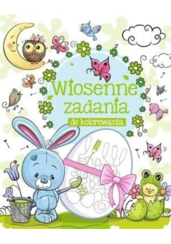 Wiosenne zadania do kolorowania