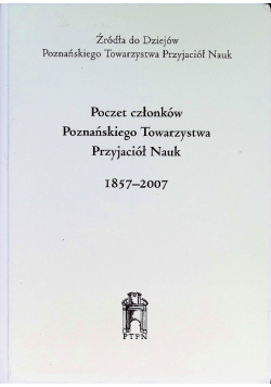 Poczet członków Poznańskiego Towarzystwa Przyjaciół Nauk
