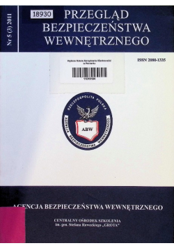 Przegląd bezpieczeństwa wewnętrznego Nr 5 / 11