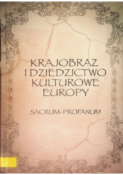 Krajobraz i dziedzictwo kulturowe Europy