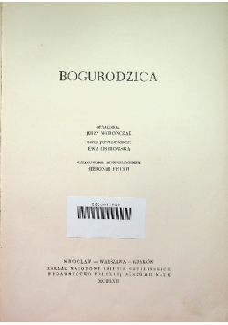 Woronczak Bogurodzica
