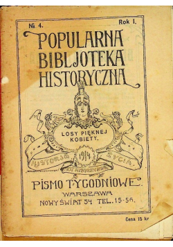 Losy pięknej kobiety 1914 r.