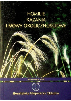 Homilie kazania i mowy okolicznościowe