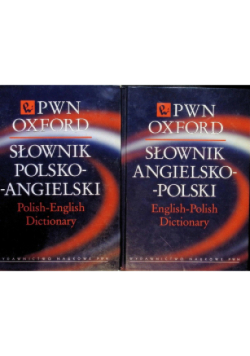 Słownik angielsko polski Oxford Tom I i II