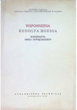 Wspomnienia Rudolfa Hoessa