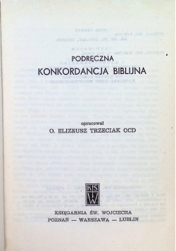 Podręczna konkordancja biblijna