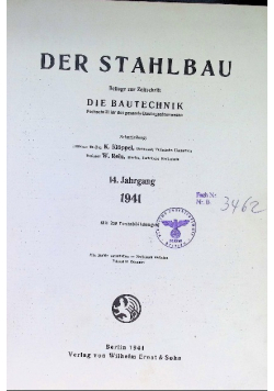 Die Bautechnik. Fachschrift für das gesamte Bauingenieurwesen. XIV. [14.] Jahrgang 1936.