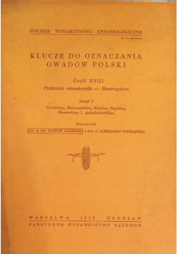 Klucze do oznaczania owadów Polskich Część XVIII Zeszyt 2