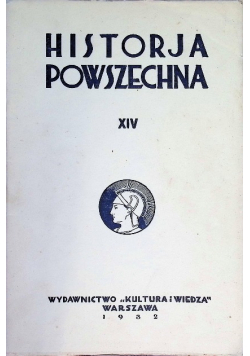 Historja powszechna Tom XIV 1932 r.