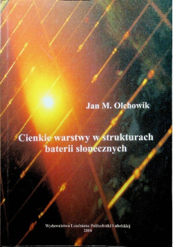 Cienkie warstwy w strukturach baterii słonecznych