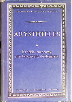 Krótkie rozprawy psychologiczno biologiczne
