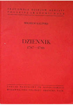 Dziennik 1787 - 1788