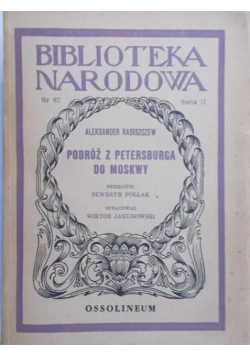 Podróż z Petersburga do Moskwy