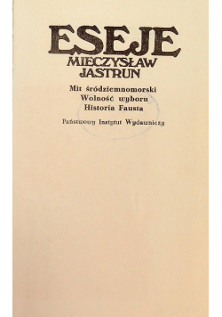 Eseje Mit śródziemnomorski