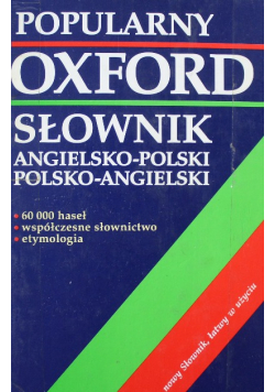 Popularny słownik angielsko -  polski polsko -  angielski