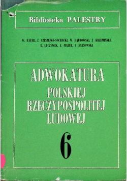 Adwokatura Polskiej Rzeczypospolitej Ludowej
