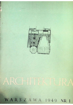 Architektura Nr 1 do 12 1949 r.