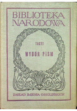 Tacyt Wybór pism