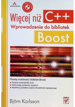Więcej niż C ++ wprowazenie do bibliotek Boost