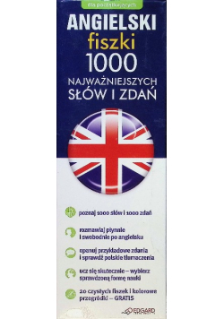 Angielski Fiszki 1000 najważniejszych słów i zdań