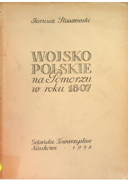 Wojsko polskie na Pomorzu w roku 1807