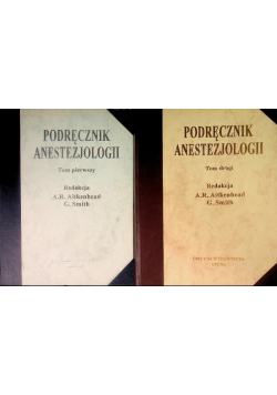 Podręcznik Anestezjologii Tom 1 i 2