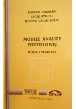 Modele analizy portfelowej teoria i praktyka