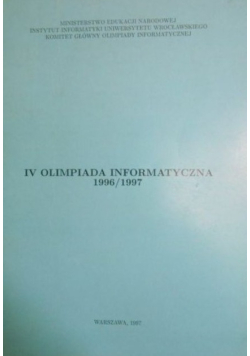 IV olimpiada informatyczna 1996/ 1997