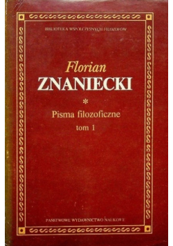 Pisma filozoficzne tom 1