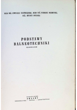 Podstawy Balneotechniki