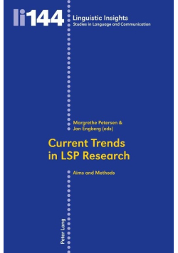 Current trends in LSP Research Part 144