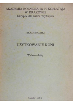 Użytkowanie koni