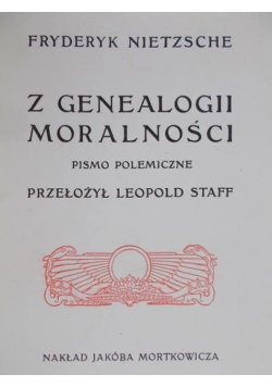 Z genealogii moralności