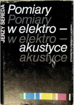 Pomiary w elektroakustyce