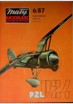 Mały modelarz Nr 6 / 87 Samolot myśliwski PZL P-24 G
