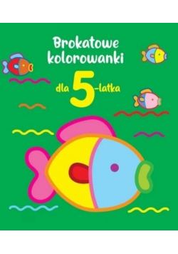 Brokatowe kolorowanki dla 5-latka