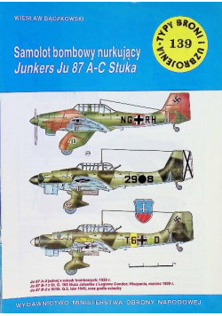 Samolot bombowy nurkujący Junkers Ju 87 A - C Stuka