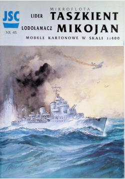 Model kartonowy JSC Nr 45 / 98 Lider Taszkient Lodołamacz Mikojan