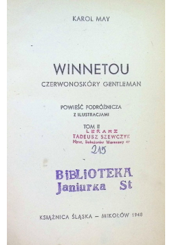 WInnetou Tom II 1948 r.